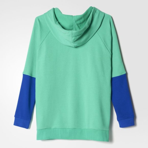 STELLA MCCARTNEY X ADIDAS Athleisure Sport Green Long Hoodie Jumper - Picture 4 of 16